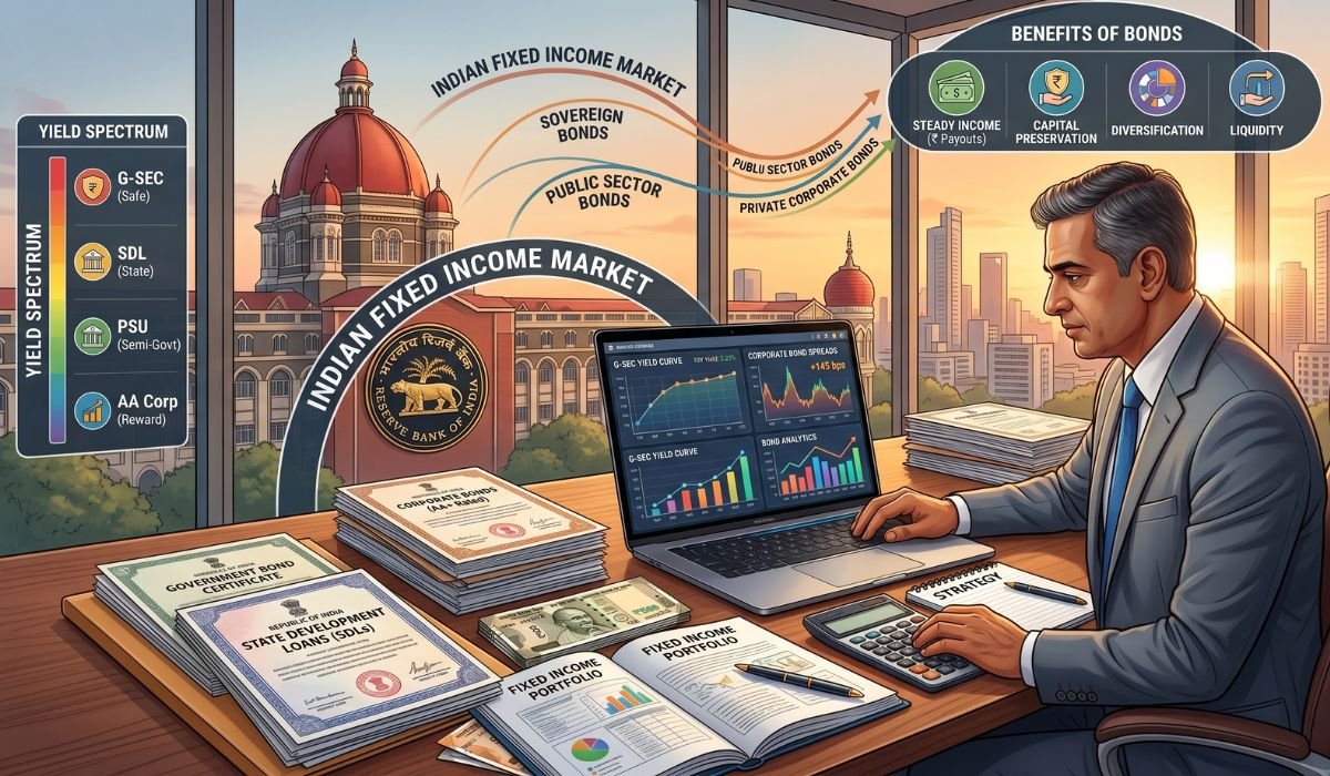 How to Invest in Bonds in India 2026: The Complete Beginner's Guide to Fixed Income Types, Platforms, Tax Rules, and Real Returns Explained