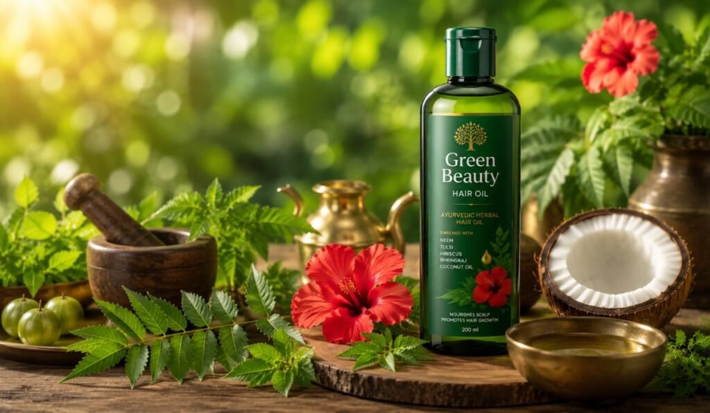 Green Beauty Hair Oil Review