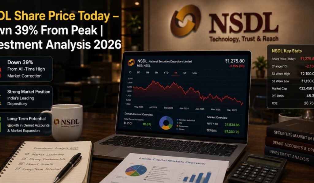 NSDL Share Price Today